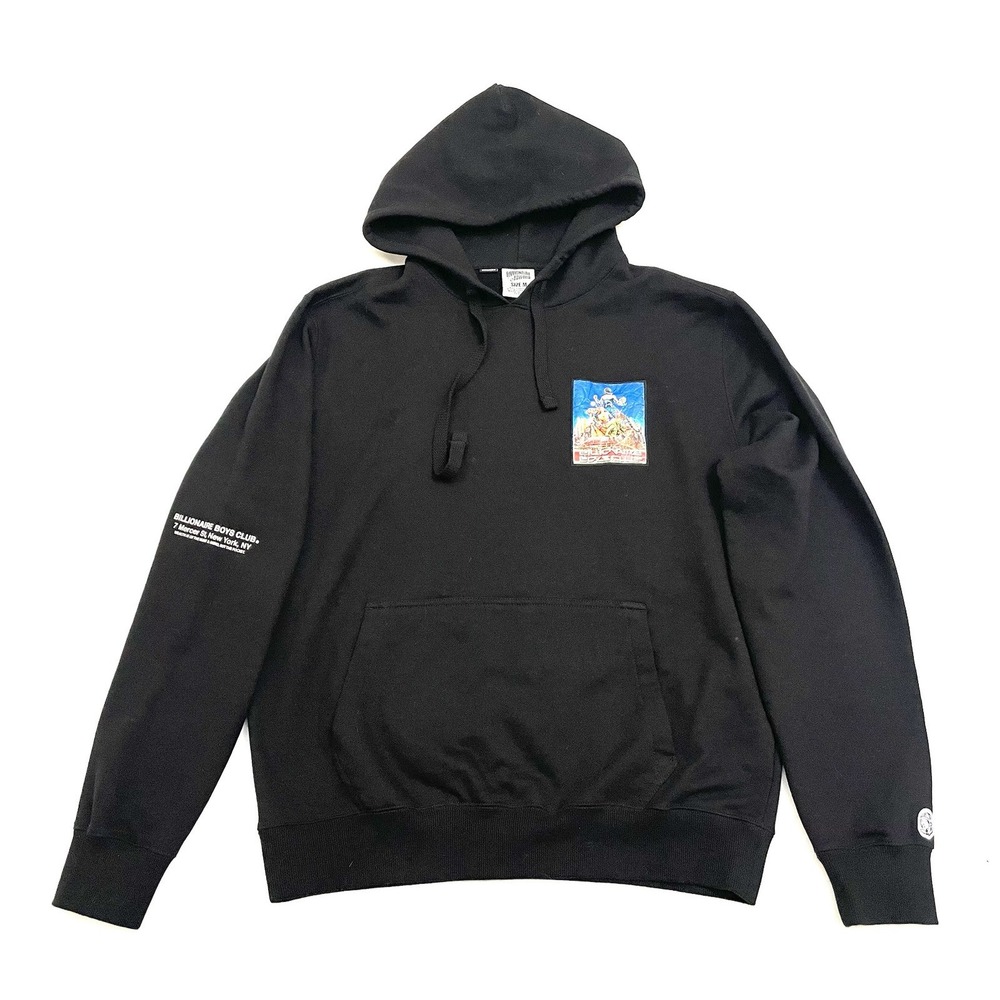 Billionaire Boys Club INVASION Hoodie M Oversized Black Hip Hop Streetwear Skate